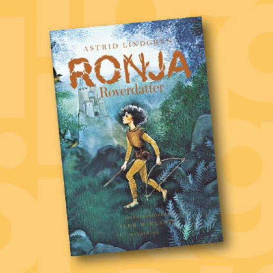 Bogforsiden til Ronja Røverdatter.