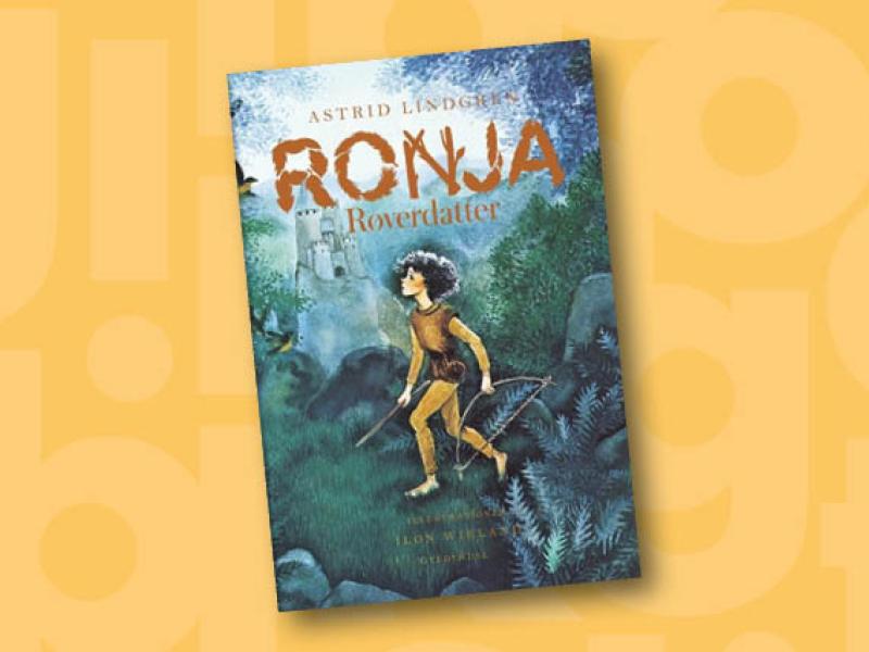 Bogforsiden til Ronja Røverdatter.